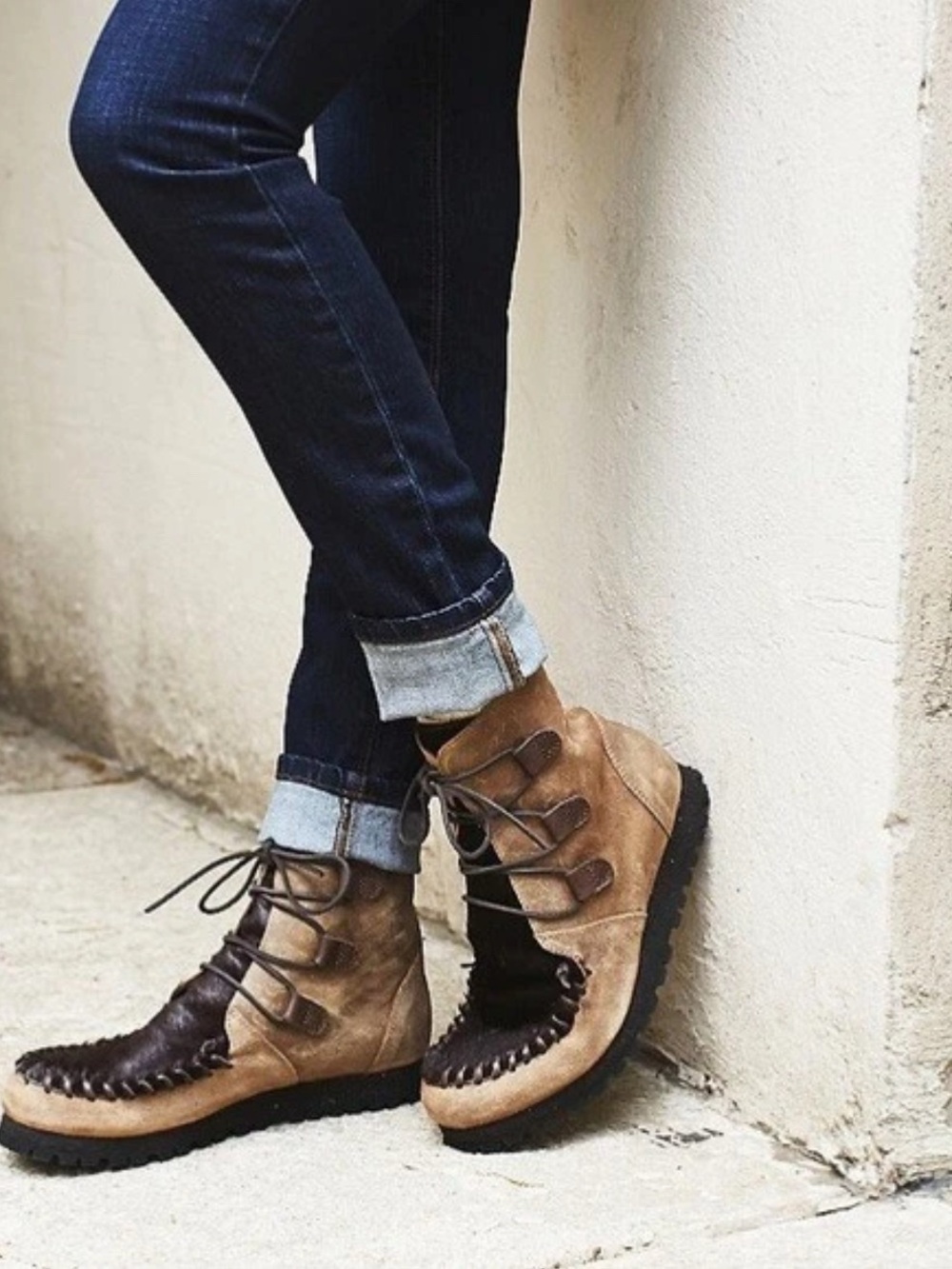 NWT Free People Swiss Summit Hiker Boot SIZE 38